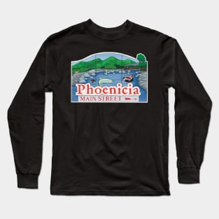 Phoenicia town sign Long Sleeve T-Shirt